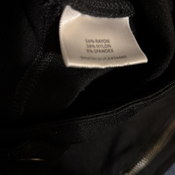 Eileen Fisher Riding Breeches Ponte Pant Black Sz M Equestrian Stretch Zip Ankle - Picture 5 of 5